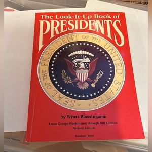 Great Teacher Resource-Look Up Book of Presidents